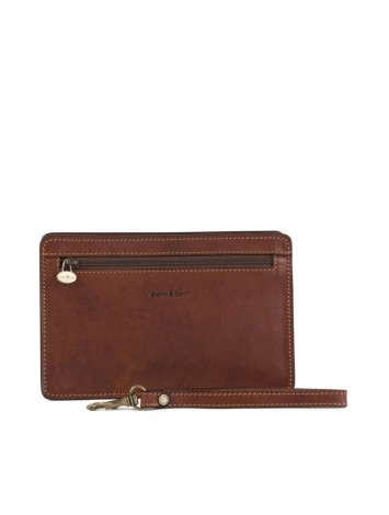 Gianni Conti Leather gents clutch