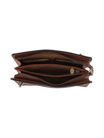 Gianni Conti Leather gents clutch