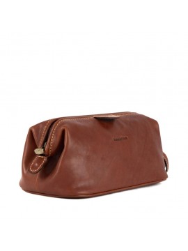 Gianni Conti Leather wash bag