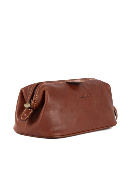 Gianni Conti Leather wash bag