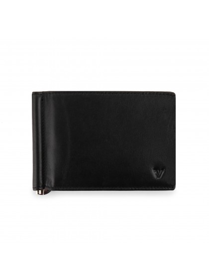 Roncato leather money clip wallet