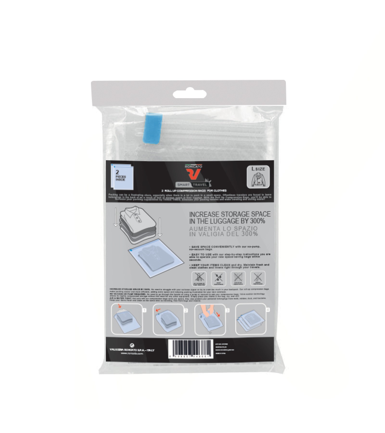 Roncato compressible space bags L Roncato compressible space bags L