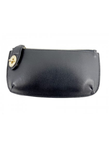 Maria Carla Turnlock Leather Purse