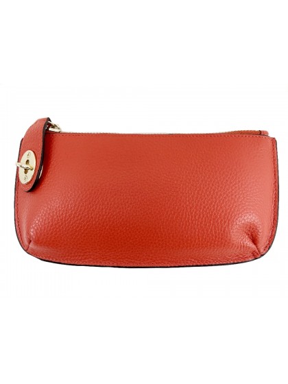 Maria Carla Turnlock Leather Purse