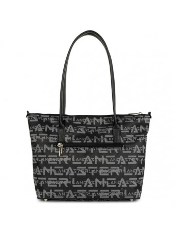 Lancaster Shoulder Tote Bag Logo Lancaster Shoulder Tote Bag Logo