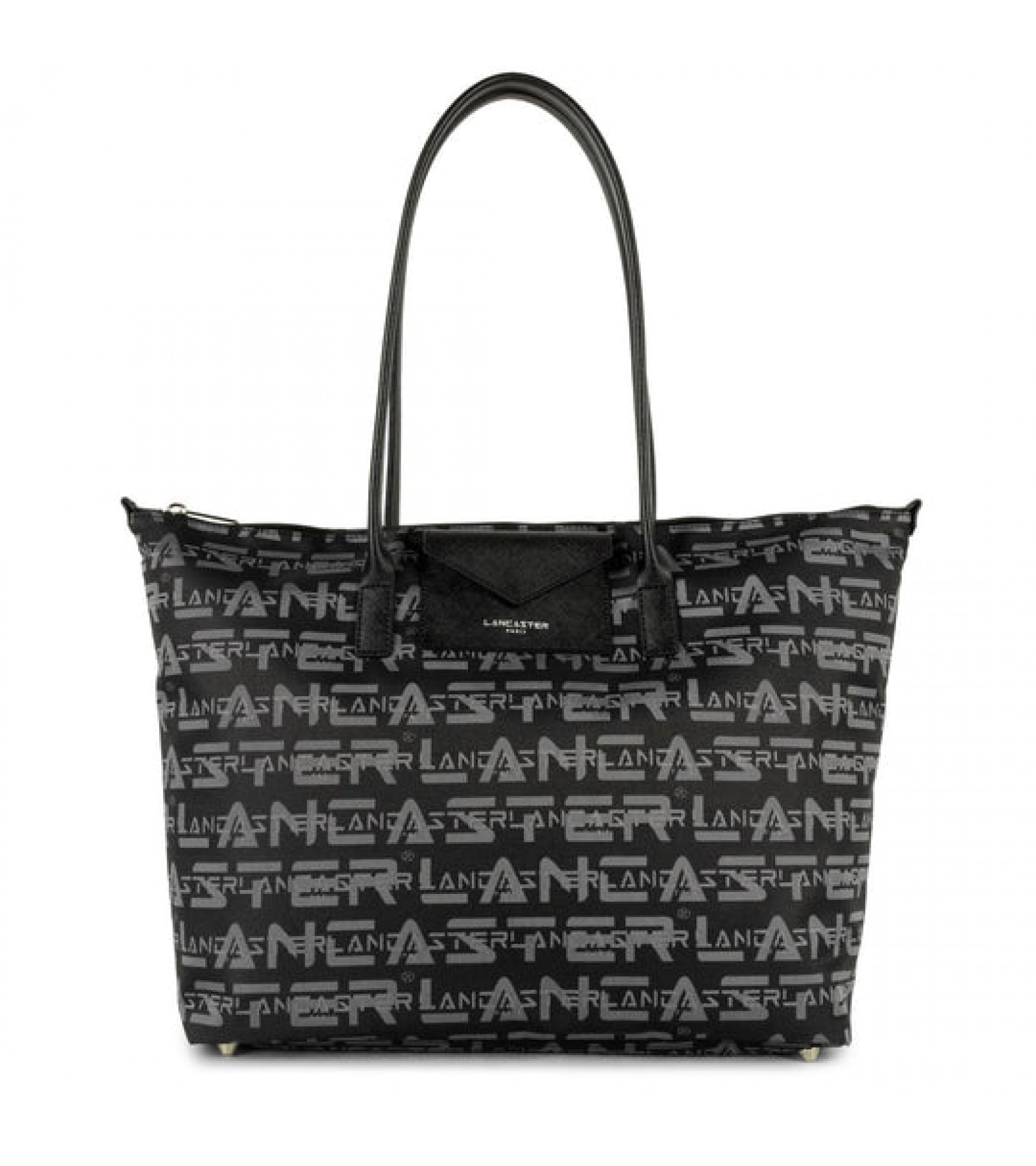 Lancaster Large Shoulder Tote Bag Logo Lancaster Large Shoulder Tote Bag Logo