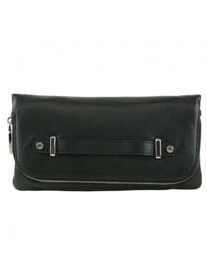 Maria Carla Leather Clutch