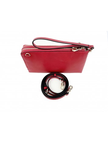 Maria Carla Soft Leather Clutch