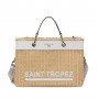 Nannini Straw/Leather Handbag Tropez