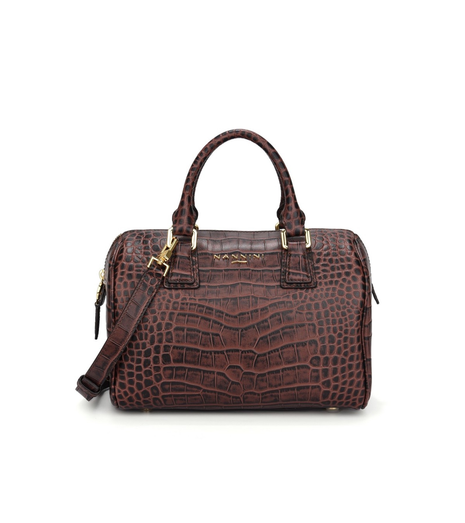 Nannini Leather Bowling bag Flora Nannini Leather Bowling bag Flora